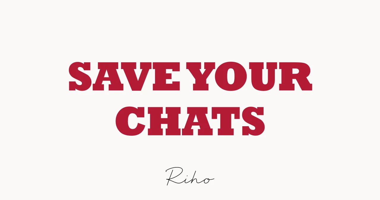 How to export Character AI chats